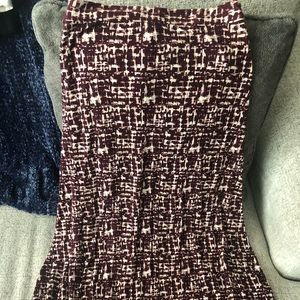 High waisted maxi skirt